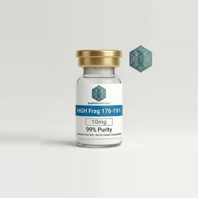 HGH Fragment 176–191 10 mg research vial, ≥ 99.3% HPLC purity