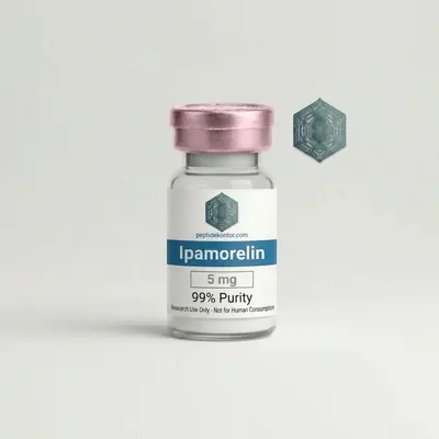 Ipamorelin 5 mg research vial, ≥ 99.2% HPLC purity