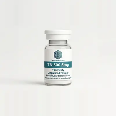 TB-500 5 mg research vial, ≥ 99.1% HPLC purity