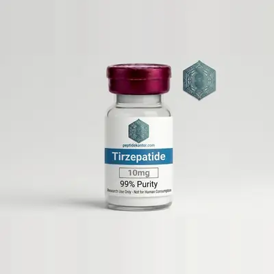 Tirzepatide 10 mg research vial, ≥ 99.1% HPLC purity